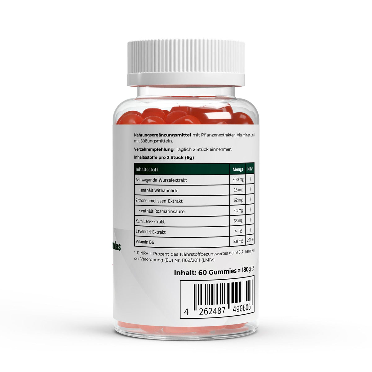 Ashwagandha Zen Focus Gummies Mixed Berry – 60 Stück