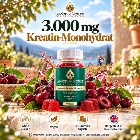 Kreatin Power Gummies Kirsche – 90 Stück