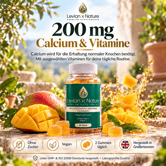 Multivitamin & Mineral Gummies Mango – 60 Stück