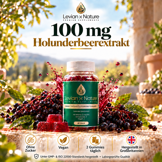 Berry Defense Elderberry Gummies Waldbeere – 60 Stück