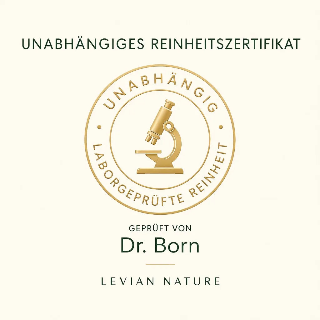 Slide 6: Unabhängiges Reinheitszertifikat Dr. Born