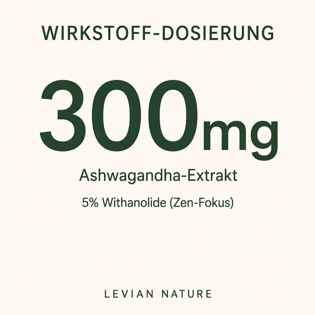 Slide 5: Ashwagandha Zen Wirkstoff-Dosierung