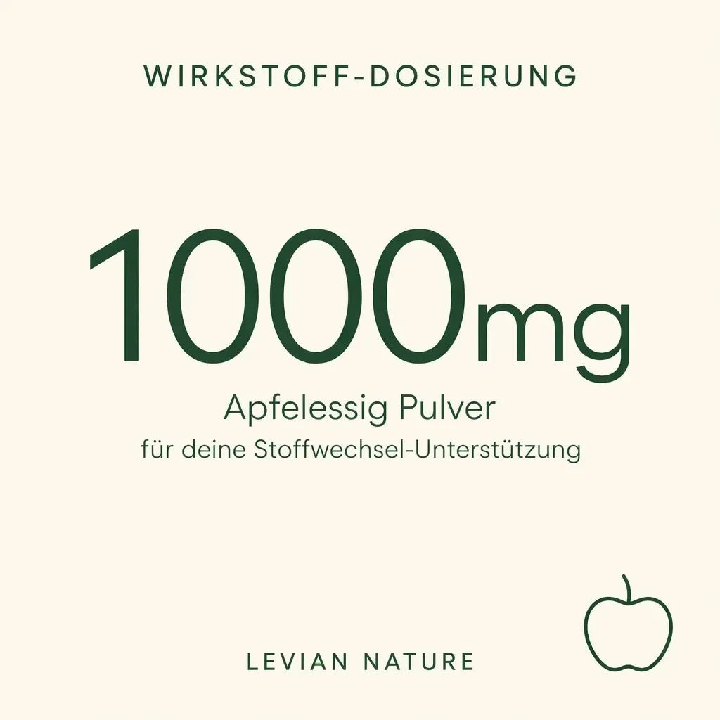 Slide 5: Apfelessig Wirkstoff-Dosierung