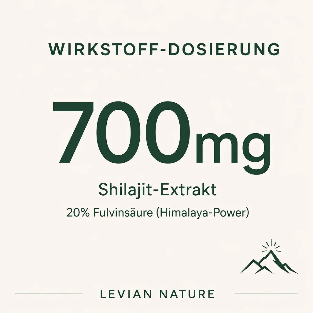 Slide 5: Shilajit 20% Erdbeere Wirkstoff-Dosierung