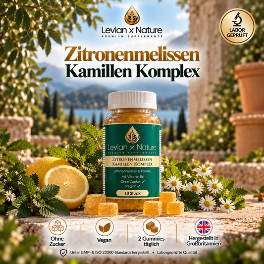 Zitronenmelissen-Kamillen Komplex Gummies Mango – 60 Stück